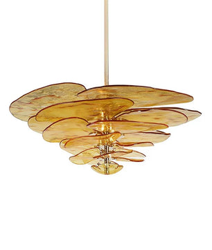 Lotus Leaf Murano Chandelier