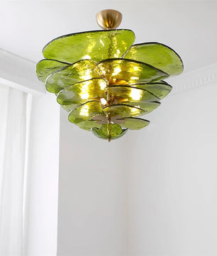 Lotus Leaf Murano Chandelier