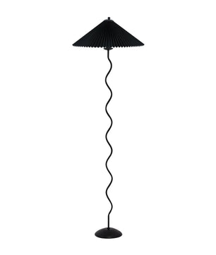 Wiggly Pleated Floor Lamp
