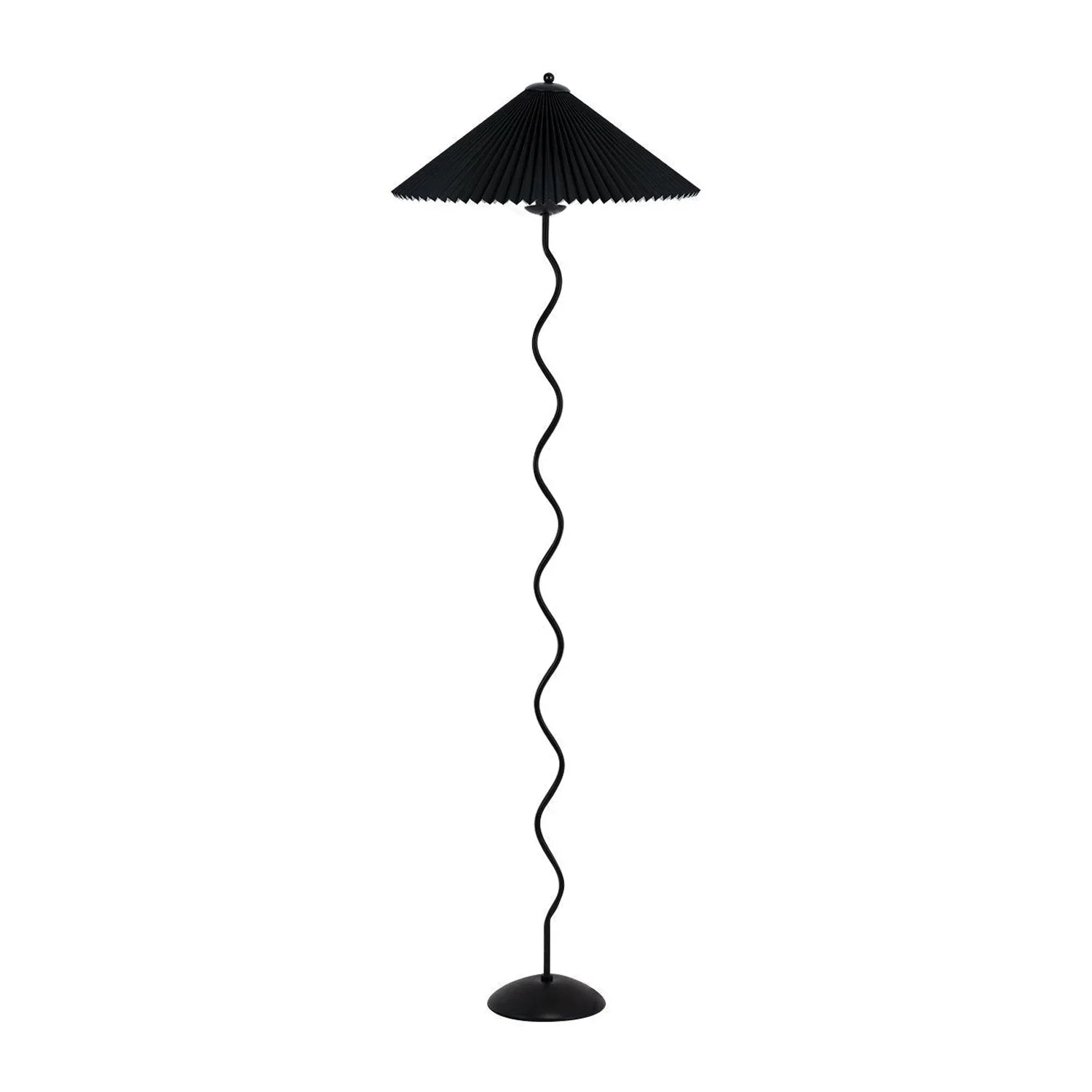 Wiggly Pleated Floor Lamp