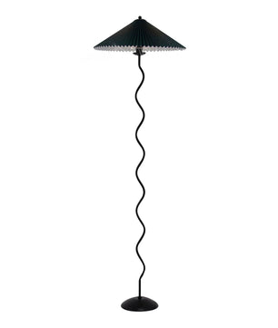 Wiggly Pleated Floor Lamp