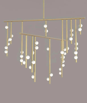 Luminous Cascade Chandelier