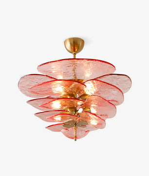 Lotus Leaf Murano Chandelier