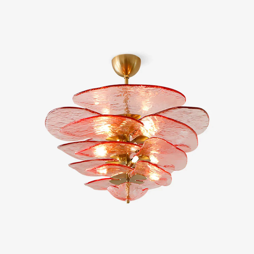 Lotus Leaf Murano Chandelier