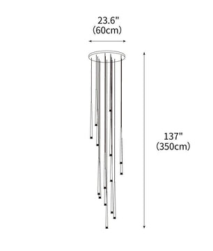 Slender Cone Chandelier
