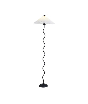 Wiggly Pleated Floor Lamp