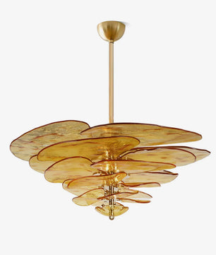 Lotus Leaf Murano Chandelier