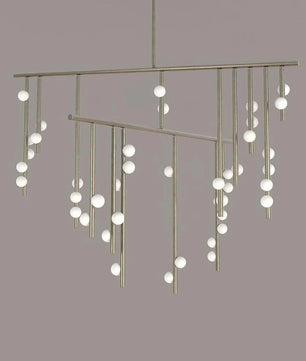 Luminous Cascade Chandelier