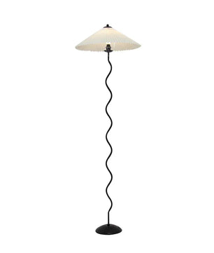 Wiggly Pleated Floor Lamp