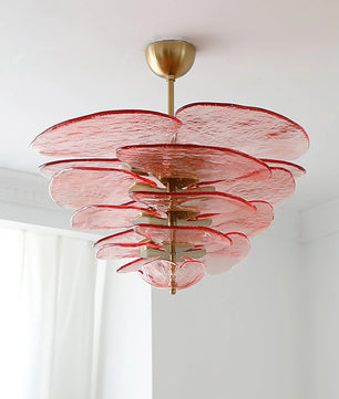 Lotus Leaf Murano Chandelier