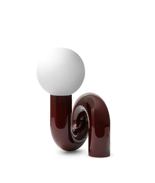 Spiral Glass Table Lamp
