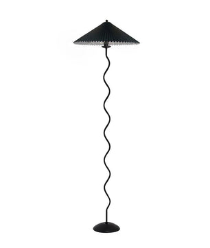 Wiggly Pleated Floor Lamp