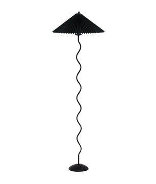 Wiggly Pleated Floor Lamp