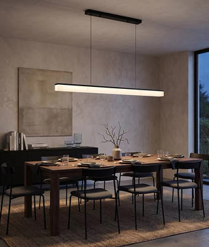 Plana Faux Alabaster Linear Pendant
