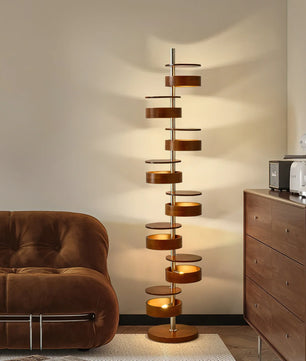 Cylindrical Flow Floor Lamp