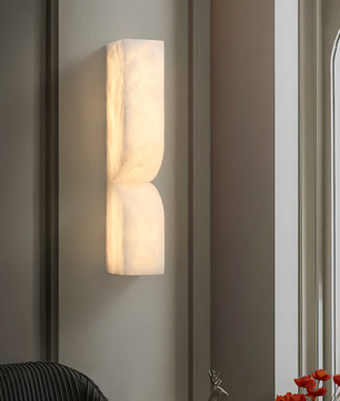 Up Down alabster Wall Sconce