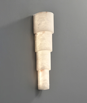 Melange Alabaster Wall Sconce