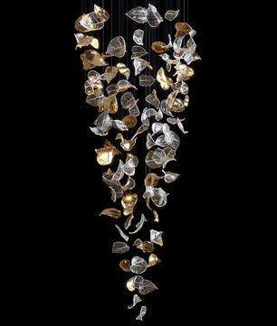 Frozen Leaves Chandelier