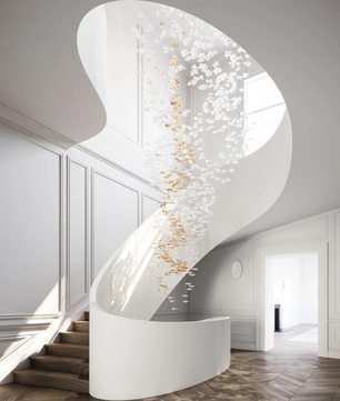 Tidal Stair Chandelier