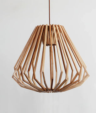Wood Cage Pendant Lamp