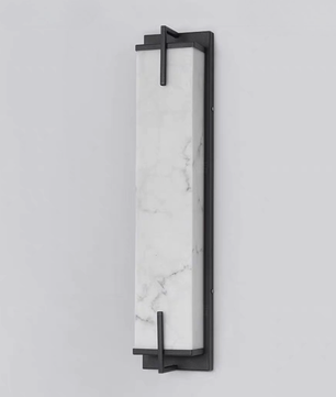 Sentinella Outdoor Marble-Effect Wall Light