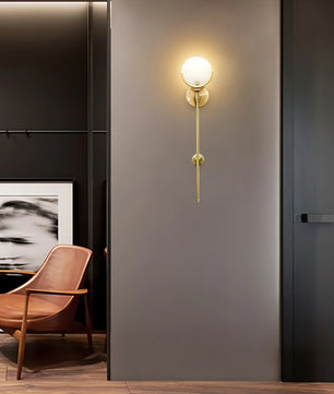 Ava Brass Wall Lamp