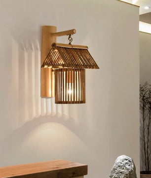 Art Bamboo Wall Lamp