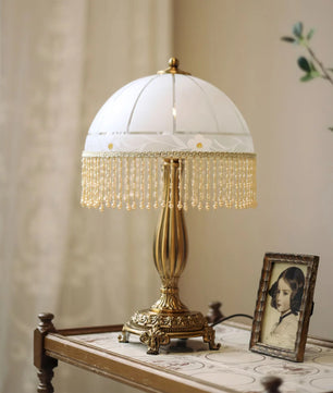 Tassel Flower Table Lamp