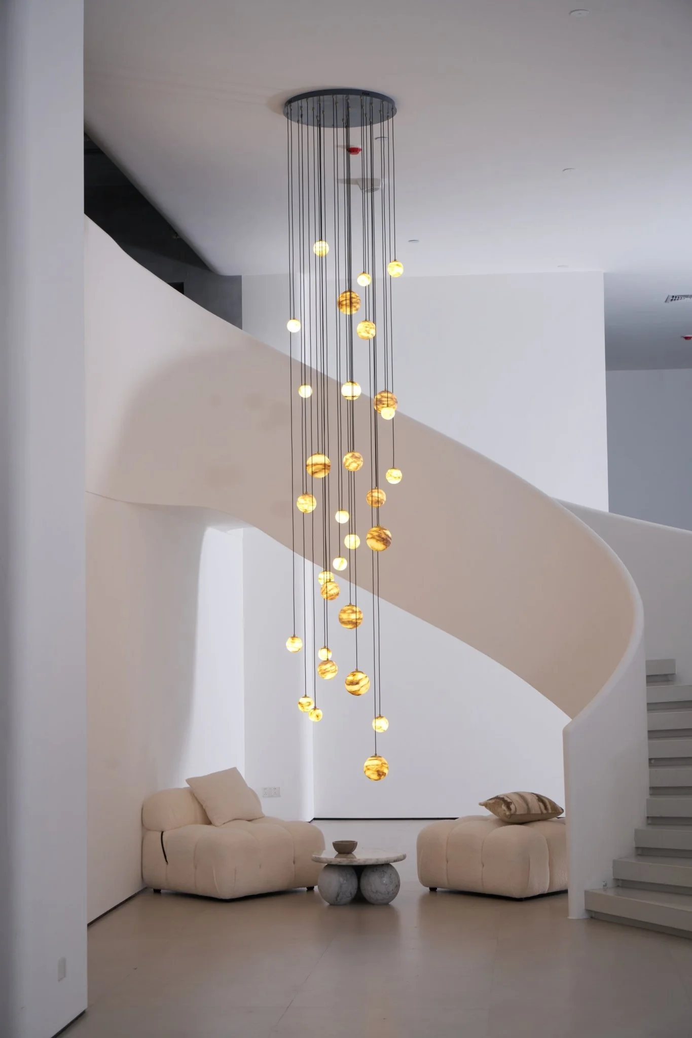 Cascading Art Statement Chandelier
