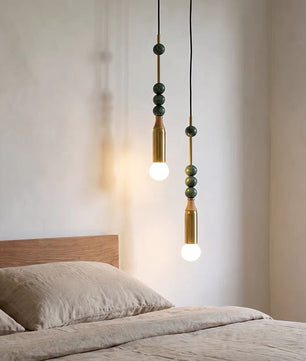 Atelier Marble & Brass Pendant Light