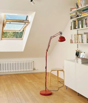 Kaiser Red Floor Lamp