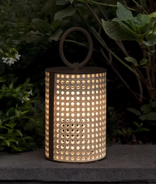 Outdoor Portable Rattan Solar Lamp