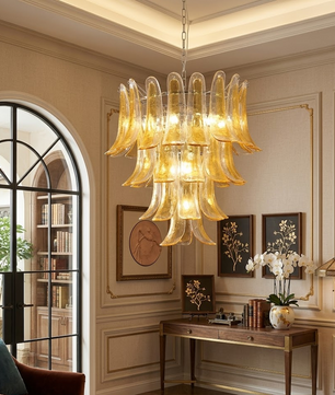 Murano Petal Chandelier