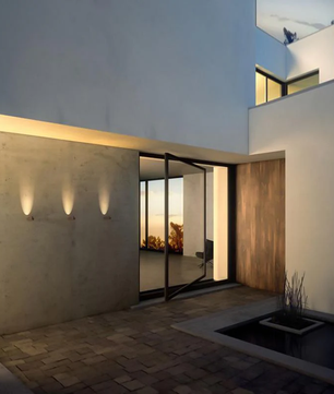 Cilindro Adjustable Spotlight Outdoor Wall Light