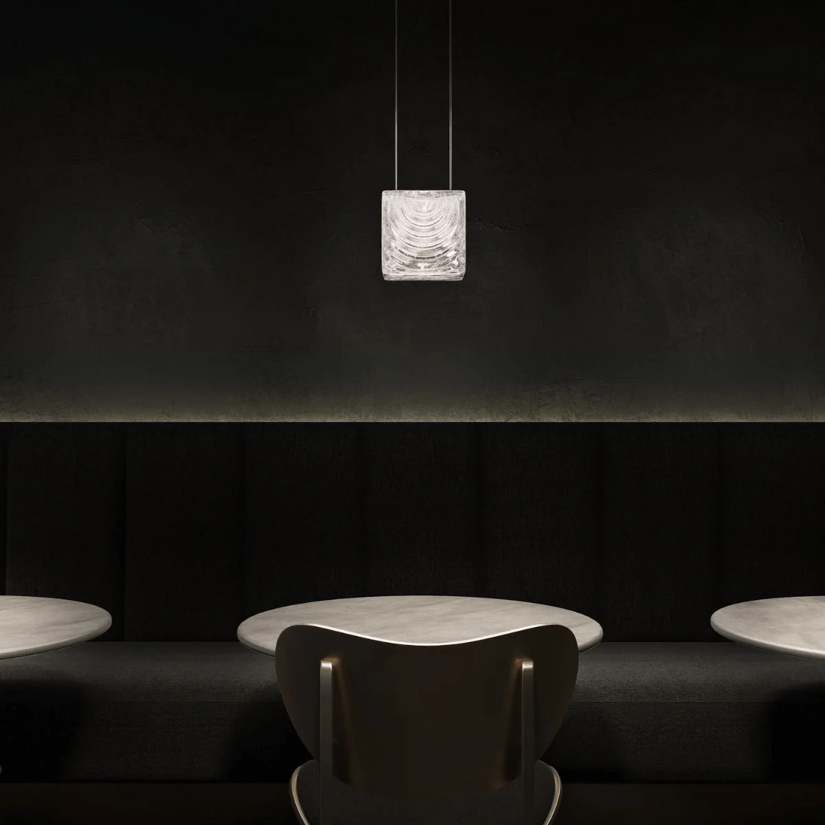 Square Multi Crystal Light Pendant Chandelier