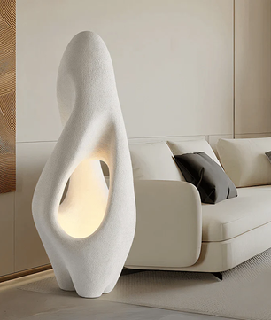 Japan Style White Floor Lamp
