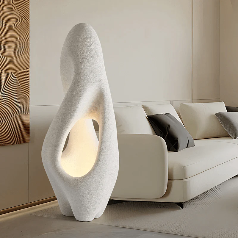 Japan Style White Floor Lamp