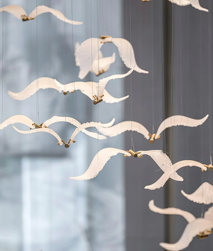 Large Seagull Chandelier