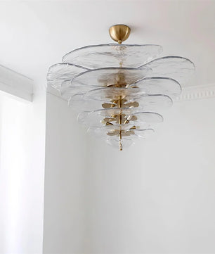 Lotus Leaf Murano Chandelier