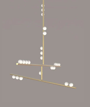 Luminous Cascade Chandelier