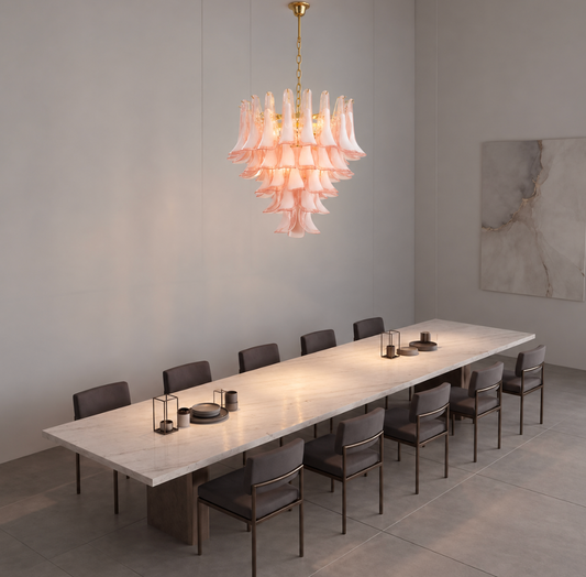 Murano Style Tiered Chandelier