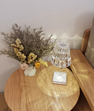 Sparkle Glam Built-in Battery Table Lamp