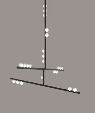 Luminous Cascade Chandelier