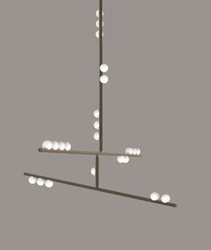Luminous Cascade Chandelier
