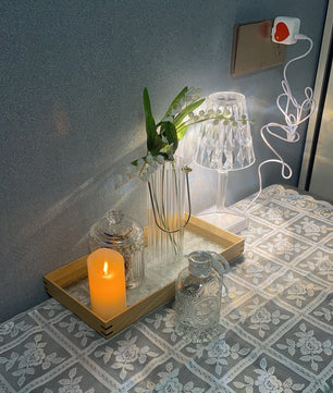 Sparkle Glam Built-in Battery Table Lamp