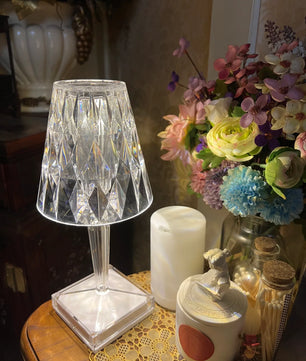 Sparkle Glam Built-in Battery Table Lamp