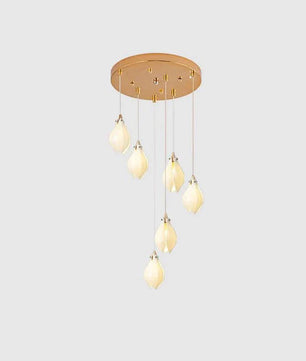 Ceramic Flower Chandelier