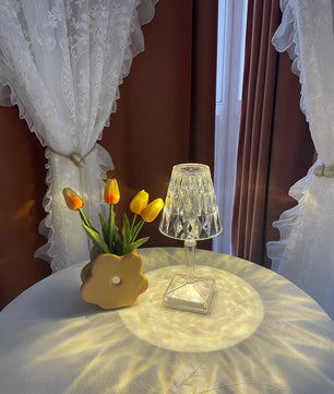 Sparkle Glam Built-in Battery Table Lamp