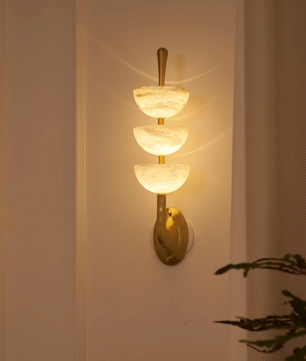 Faux Alabaster Wall Sconce