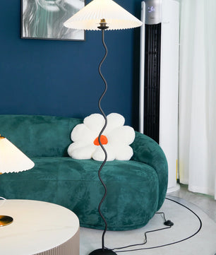 Wiggly Pleated Floor Lamp